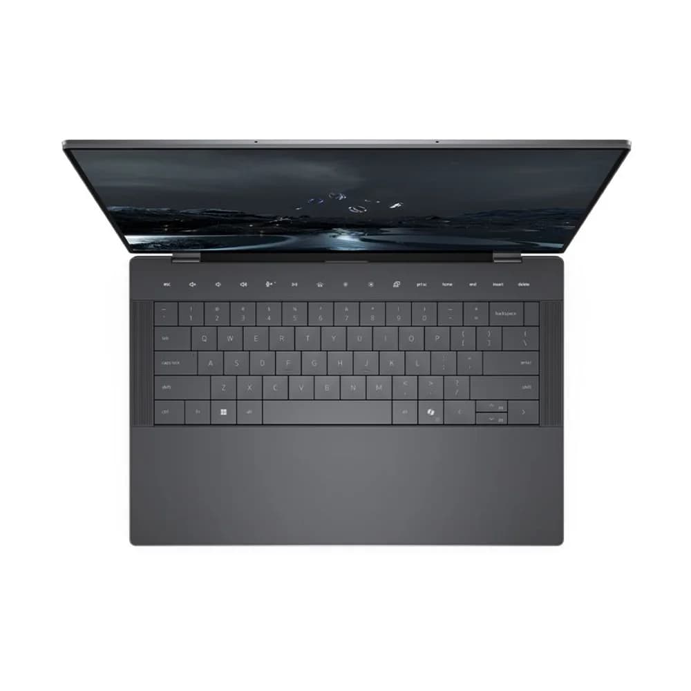 Dell XPS 14 9440 ouvert, vue du clavier et de l’écran
