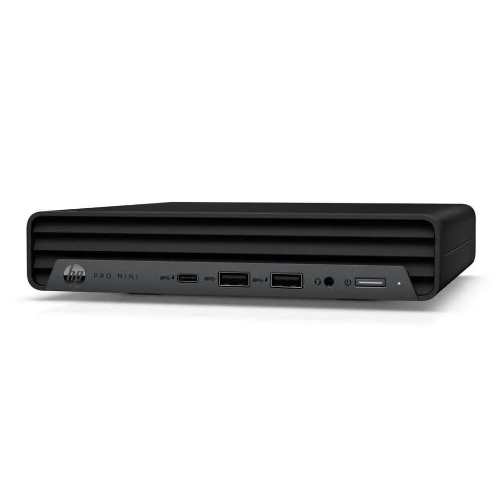 HP ProDesk 400 Mini G9 noir vu de face