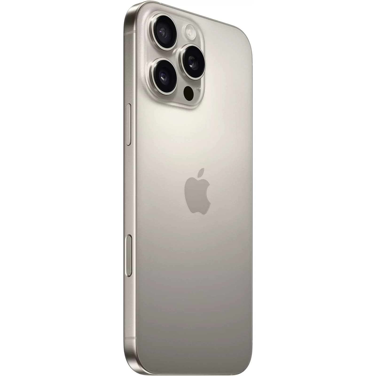 iPhone 16 Pro en titane naturel, vue arrière